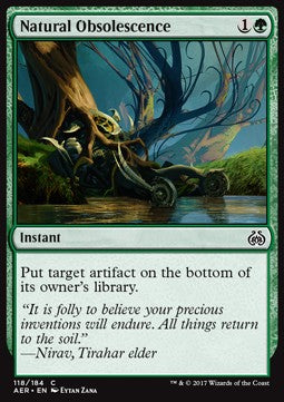 Natural Obsolescence - Aether Revolt (Common) [AER-118]