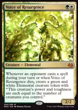 Voice of Resurgence - Modern Masters 2017 (Mythic) [MM3-200]