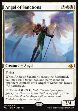Angel of Sanctions - Amonkhet (Mythic) [AKH-1]
