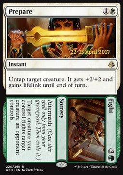 Prepare // Fight - Amonkhet: Promos (Rare) [PAKH-220]