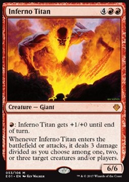 Inferno Titan - Archenemy: Nicol Bolas (Mythic) [E01-53]