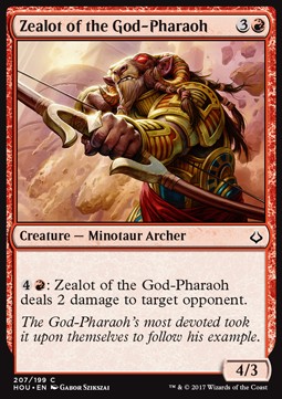 Zealot of the God-Pharaoh - Hour of Devastation (Common) [HOU-207]