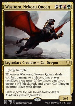 Wasitora, Nekoru Queen - Commander 2017 (Rare) [C17-49]