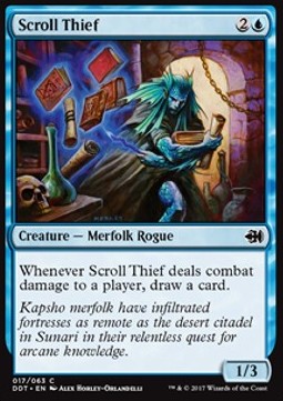 Scroll Thief - Duel Decks: Merfolk vs. Goblins (Common) [DDT-17]