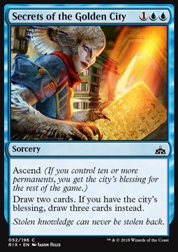 Secrets of the Golden City - Rivals of Ixalan (Common) [RIX-52]