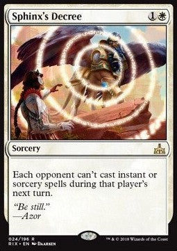 Sphinx's Decree - Rivals of Ixalan (Rare) [RIX-24]