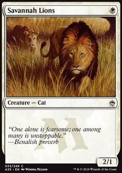 Savannah Lions - Masters 25 (Common) [A25-33]