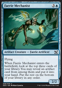 Faerie Mechanist - Duel Decks: Elves vs. Inventors (Common) [DDU-38]