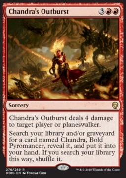 Chandra's Outburst - Dominaria (Rare) [DOM-276]