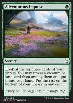 Adventurous Impulse - Dominaria (Common) [DOM-153]