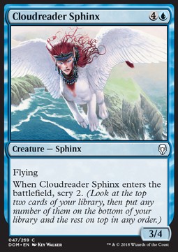Cloudreader Sphinx - Dominaria (Common) [DOM-47]