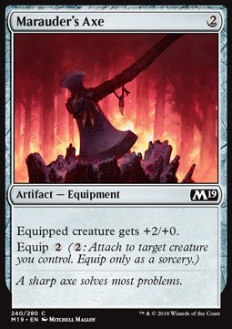 Marauder's Axe - Core 2019 (Common) [M19-240]