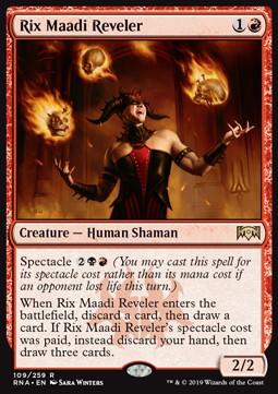 Rix Maadi Reveler - Ravnica Allegiance (Rare) [RNA-109]