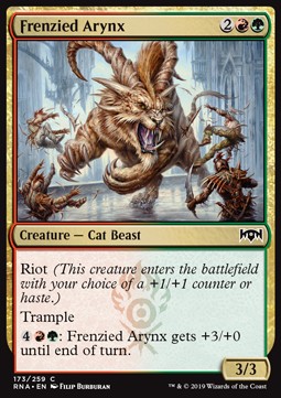 Frenzied Arynx - Ravnica Allegiance (Common) [RNA-173]