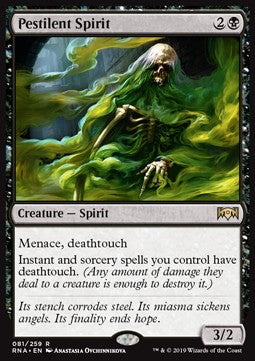 Pestilent Spirit - Ravnica Allegiance (Rare) [RNA-81]