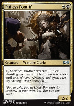 Pitiless Pontiff - Ravnica Allegiance (Uncommon) [RNA-194]