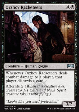 Orzhov Racketeers - Ravnica Allegiance (Uncommon) [RNA-80]