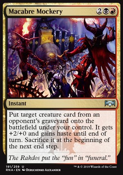 Macabre Mockery - Ravnica Allegiance (Uncommon) [RNA-191]