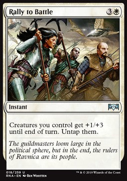 Rally to Battle - Ravnica Allegiance (Uncommon) [RNA-18]