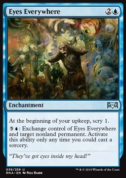 Eyes Everywhere - Ravnica Allegiance (Uncommon) [RNA-38]