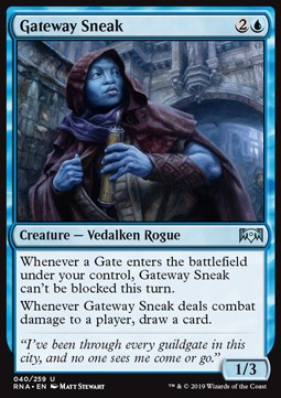 Gateway Sneak - Ravnica Allegiance (Uncommon) [RNA-40]