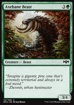 Axebane Beast - Ravnica Allegiance (Common) [RNA-121]