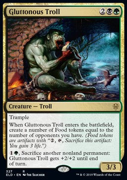 Gluttonous Troll - Throne of Eldraine: Extras (Rare) [XELD-327]