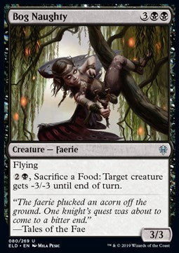 Bog Naughty - Throne of Eldraine (Uncommon) [ELD-80]