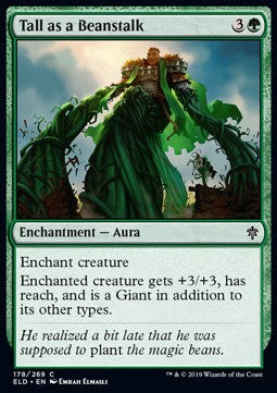 Tall as a Beanstalk - Throne of Eldraine (Common) [ELD-178]