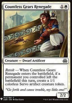 Countless Gears Renegade - Mystery Booster (Common) [MYS-13]