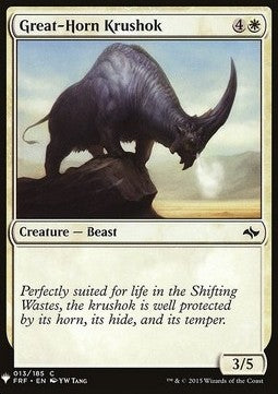 Great-Horn Krushok - Mystery Booster (Common) [MYS-13]