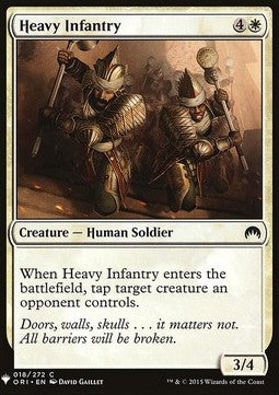 Heavy Infantry - Mystery Booster (Common) [MYS-18]