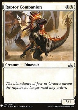 Raptor Companion - Mystery Booster (Common) [MYS-19]
