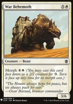 War Behemoth - Mystery Booster (Common) [MYS-29]