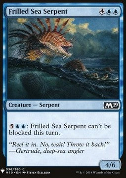 Frilled Sea Serpent - Mystery Booster (Common) [MYS-56]