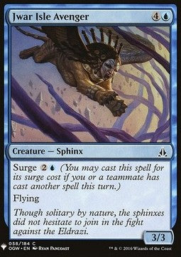 Jwar Isle Avenger - Mystery Booster (Common) [MYS-58]