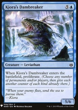 Kiora's Dambreaker - Mystery Booster (Common) [MYS-58]