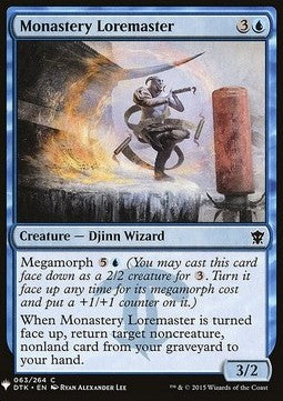 Monastery Loremaster - Mystery Booster (Common) [MYS-63]