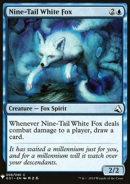 Nine-Tail White Fox - Mystery Booster (Common) [MYS-8]