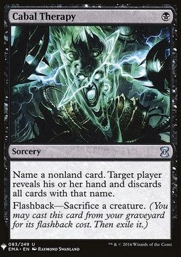 Cabal Therapy - Mystery Booster (Uncommon) [MYS-83]