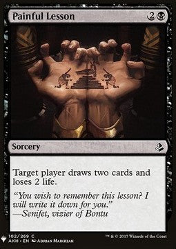 Painful Lesson - Mystery Booster (Common) [MYS-102]