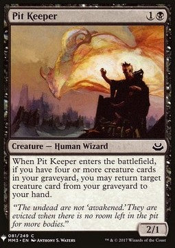 Pit Keeper - Mystery Booster (Common) [MYS-81]