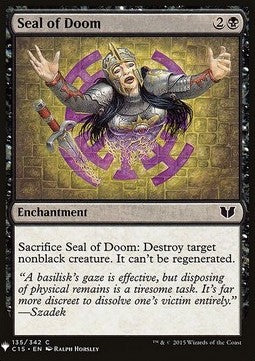 Seal of Doom - Mystery Booster (Common) [MYS-135]