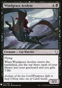 Windgrace Acolyte - Mystery Booster (Common) [MYS-112]