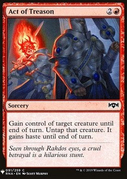 Act of Treason - Mystery Booster (Common) [MYS-91]