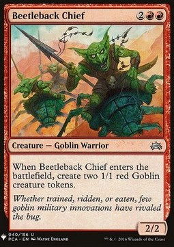 Beetleback Chief - Mystery Booster (Uncommon) [MYS-40]