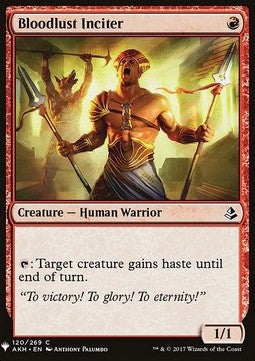 Bloodlust Inciter - Mystery Booster (Common) [MYS-120]