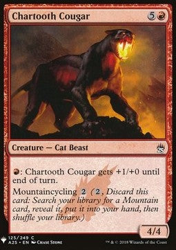 Chartooth Cougar - Mystery Booster (Common) [MYS-125]