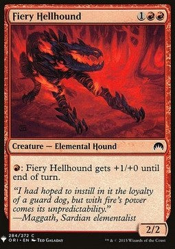 Fiery Hellhound - Mystery Booster (Common) [MYS-284]