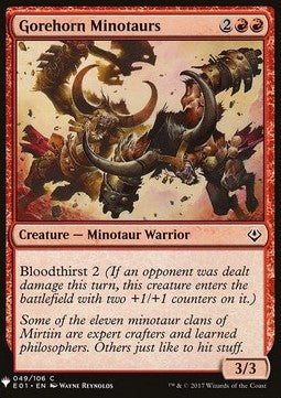 Gorehorn Minotaurs - Mystery Booster (Common) [MYS-49]